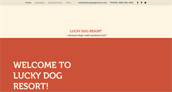 Desktop Screenshot of luckydogresort.com